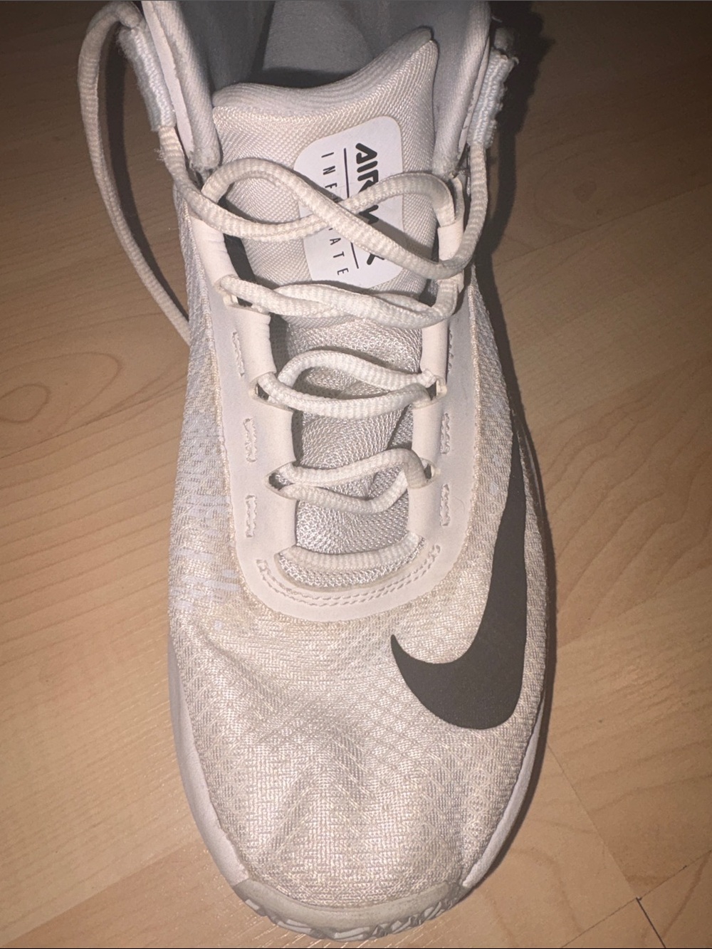 Nike Men's Air Max Infuriate Basketball Sneakers Size 8 Black Swoosh - Picture 6 of 9